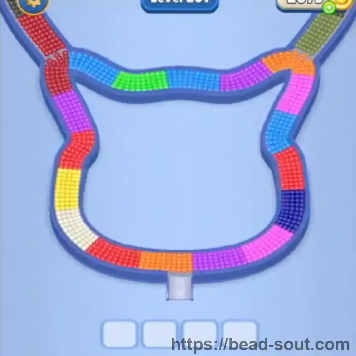 Beads Out Level 207 Solution Walkthrough